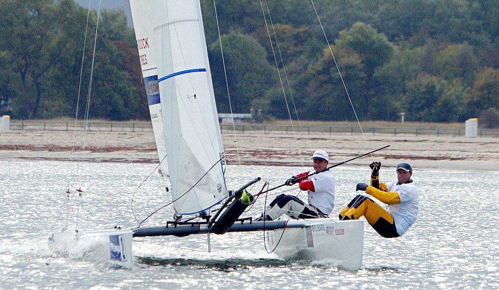 TRAVEMUENDE, GERMANY - OCTOBER 10: Volvo Champions Race 2003, Travemuende; Tornado; Darren BUNDOCK, Will HOWDEN (AUS) (Photo by Nadine Rupp/Bongarts/Getty Images)