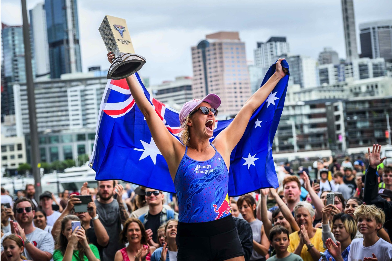 Australia’s Rhiannan Iffland earned victory at the final stop of the 2023 Red Bull Cliff Diving World Series in New Zealand on Sunday, sealing the series title in style in front of more than 55,000 spectators across two competition days at windy Waitemata Harbour.