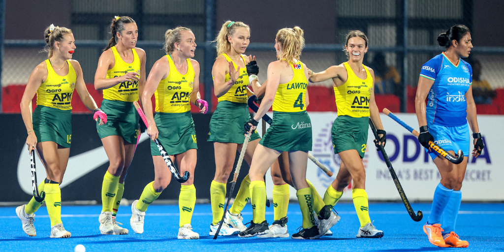 Hockeyroos defeat India at 2024 FIH ProLeague