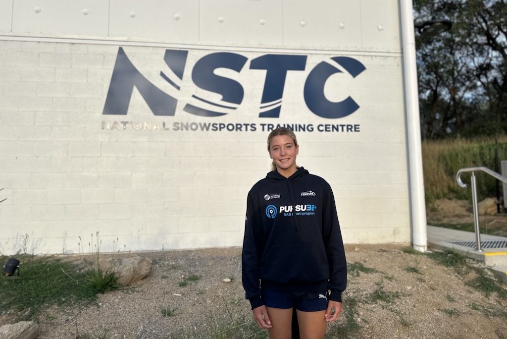 Surfing sensation Lucy Darragh attends camp 2 of the NSWIS Ready | Pursu32 RAS Talent Program at the new National Snowsports Facility in Jindabyne.