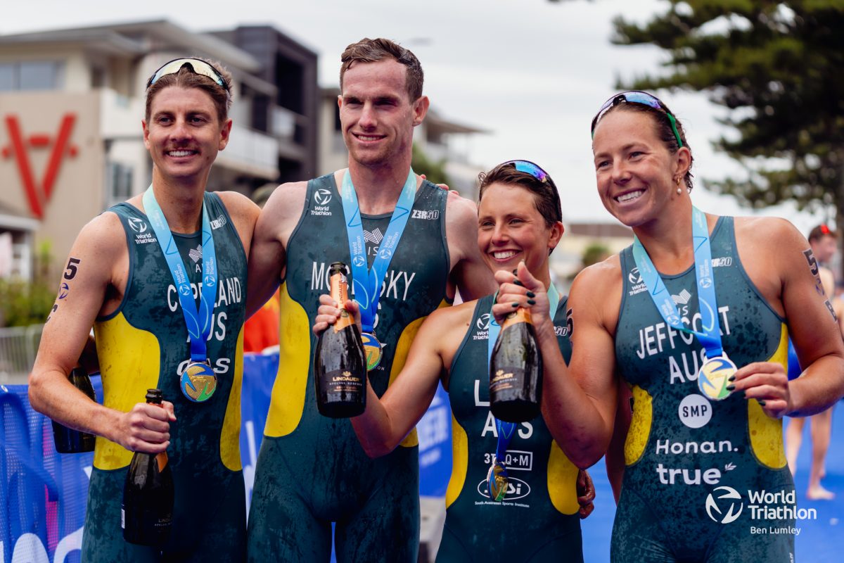 Triathletes Jeffcoat and Offord give their all – and more – in New Zealand