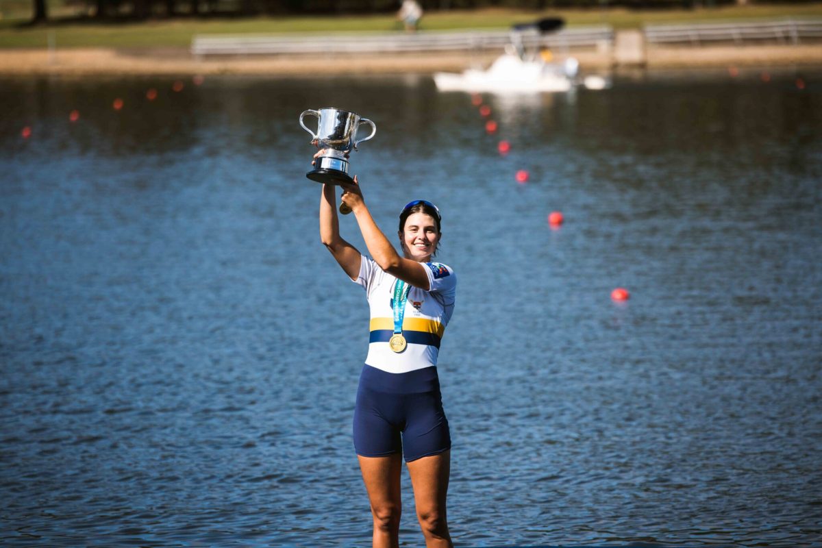 Rigney Claims Third Single Scull National Crown