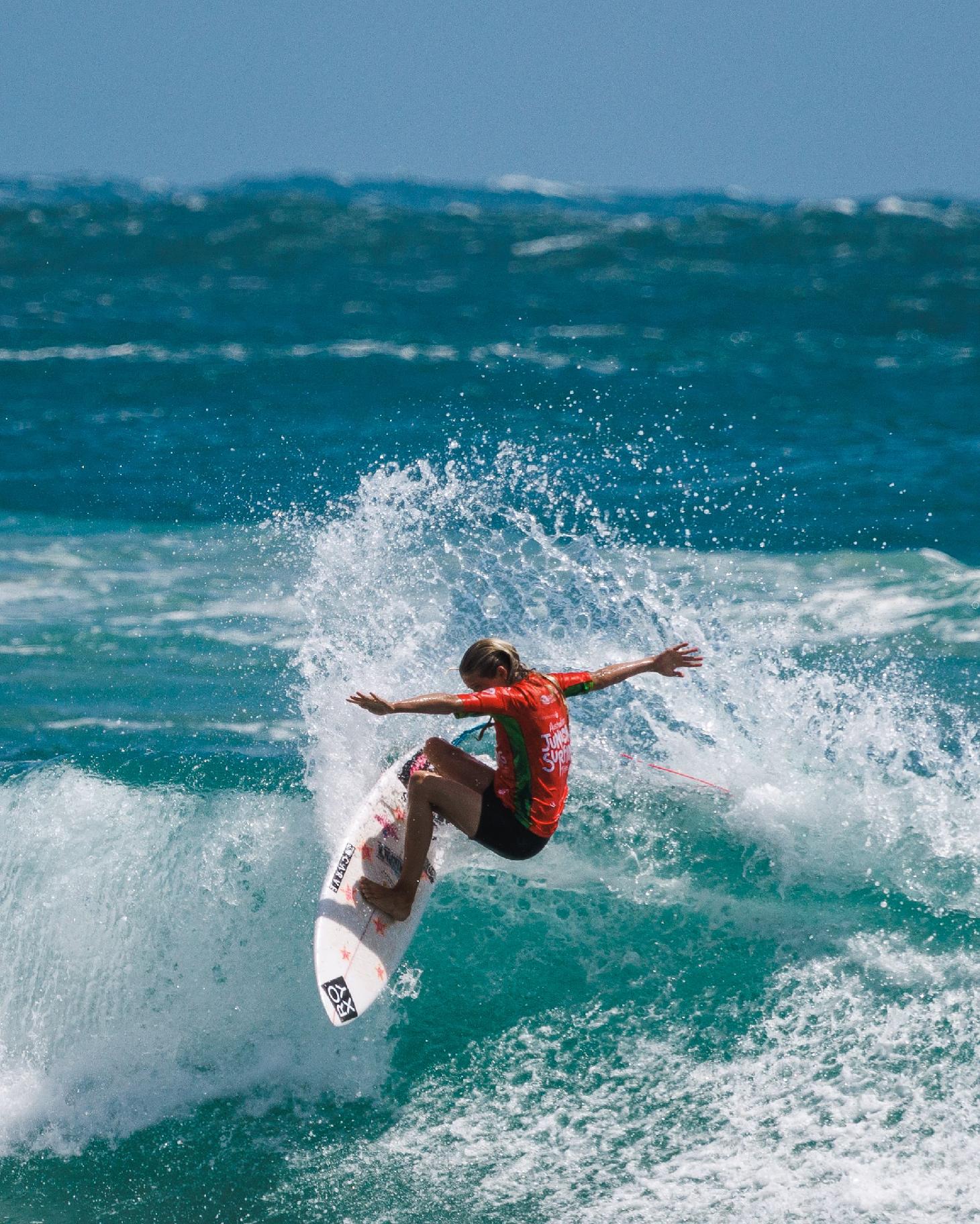 Milla Brown 2022 Surfing titles. Credit Sam Walkerdene