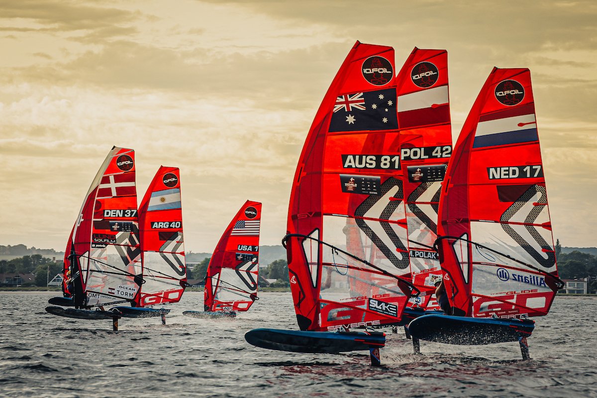 Tough conditions test Morris at iQFOiL World Championships