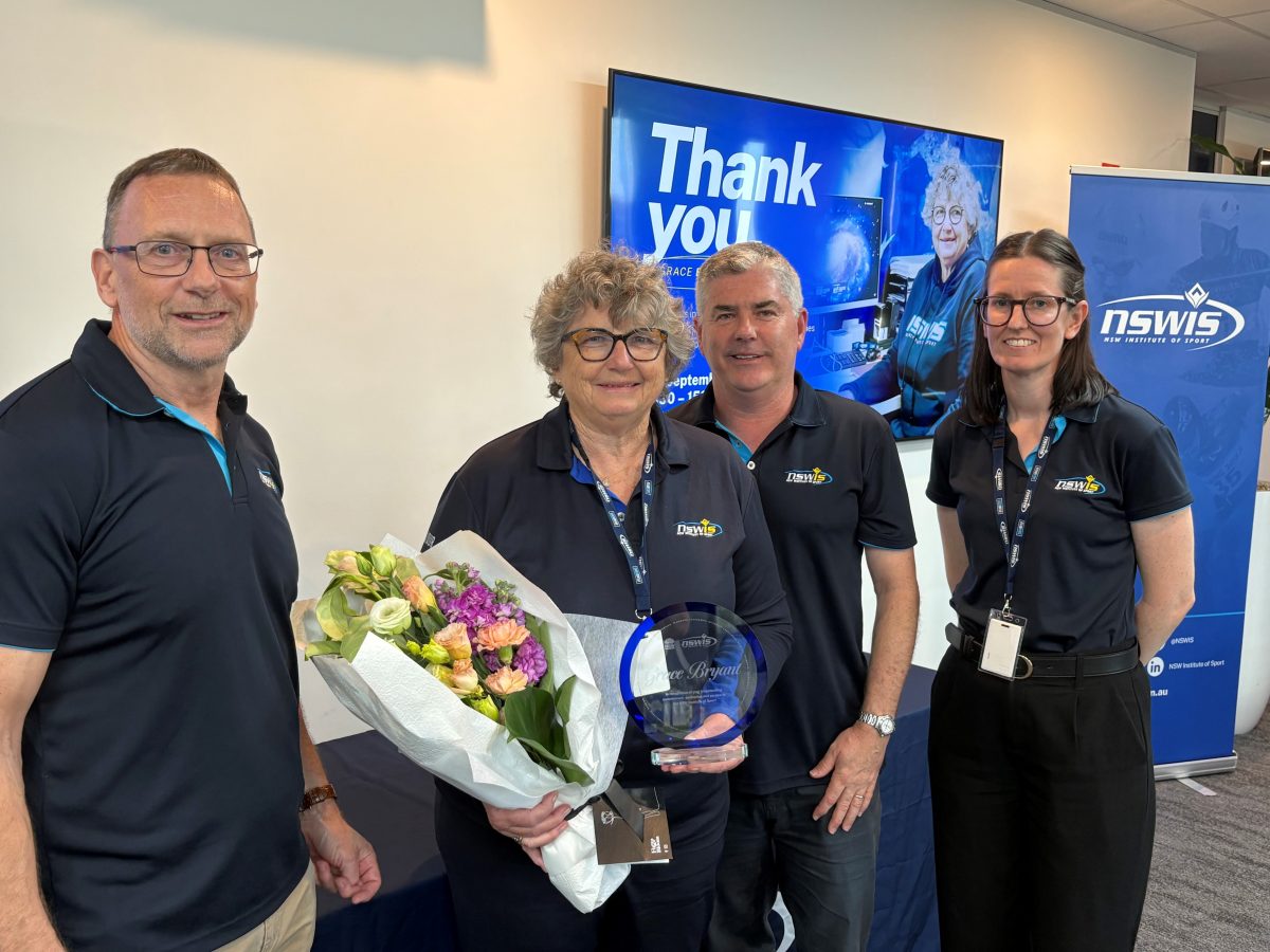 Sporting greats, officials salute NSWIS Champion, Dr Grace