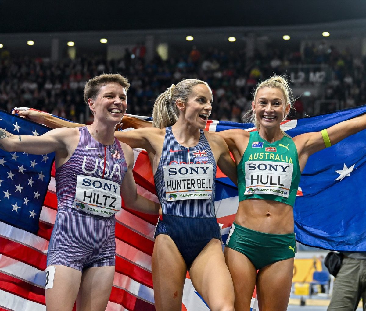 Hull's silver ends World Athletics Indoor Championships in style