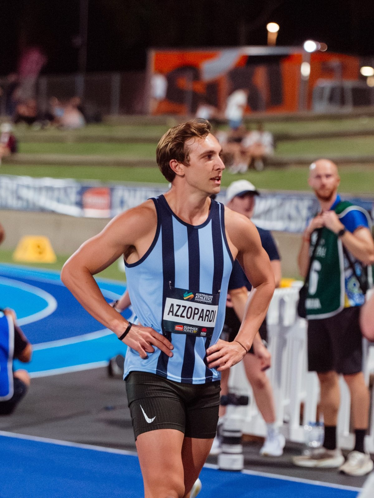 Azzopardi throws down gauntlet to 9.96 second man