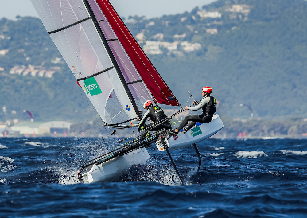 Aussie Skiffs and Cats Ready to Pounce in Quiberon