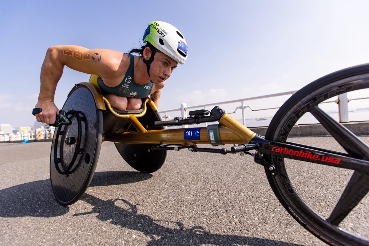 Parker storms to gold at World Para Triathlon Series