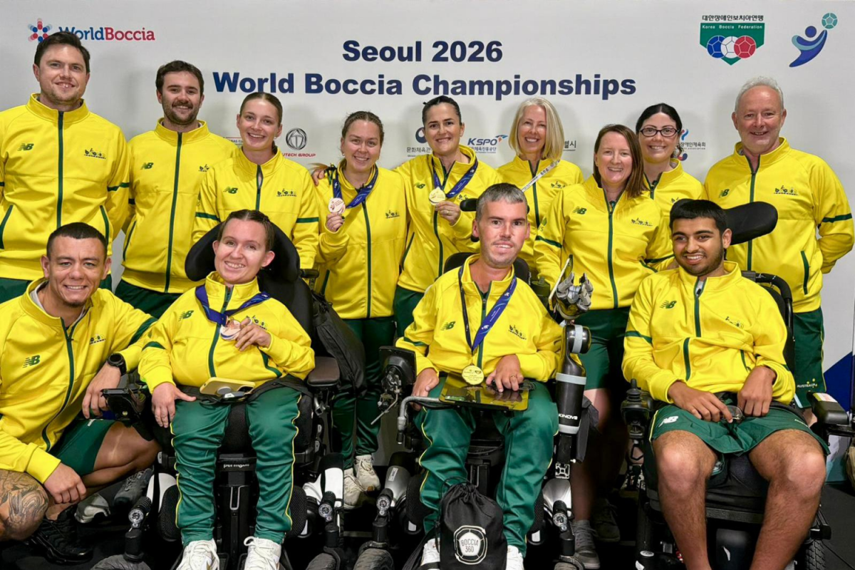 Team effort powers Aussie Boccia stars to world championship success